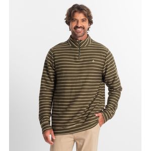 Blusão Masculino Moletinho Listrado Diametro Verde