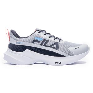 Tênis Esportivo Masculino Fila Progress Lite Prata e Preto