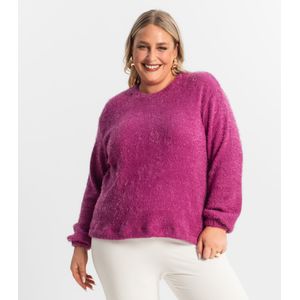 Blusão Feminino Plus Size Secret Glam Roxo