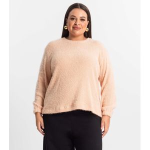 Blusão Feminino Plus Size Secret Glam Rosa