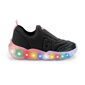 Tênis Casual Bibi Led Infantil Preto