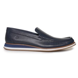 Mocassim Constantino Couro Masculino Marinho