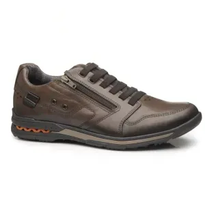 Tênis Pegada Casual Anilia Masculino Pinhão