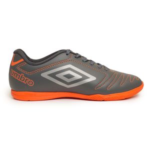 Chuteira Unissex Futsal Umbro Cinza Laranja