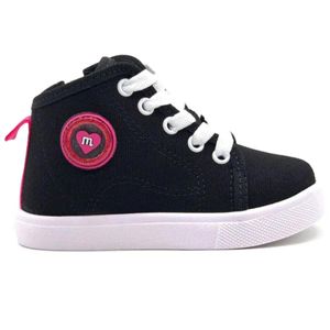 Tênis Infantil  Molekinha Cano Alto Baby Preto