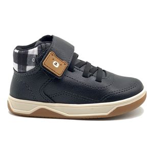 Tênis Infantil Molekinho Cano Alto Vermont Preto