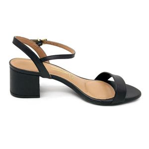 Sandália Vizzano Salto Médio Feminina Preto