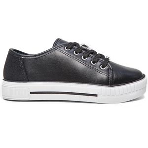 Tênis Infantil Molekinha Glitter Mini Shine Menina Preto