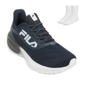 Tênis Fila Efecto e Meia Masculino Marinho