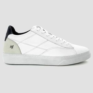 Tênis Casual Rafarillo em Couro com Cadarço Masculino Branco