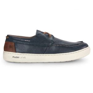 Tênis em Couro Kildare Lisboa Masculino Marinho