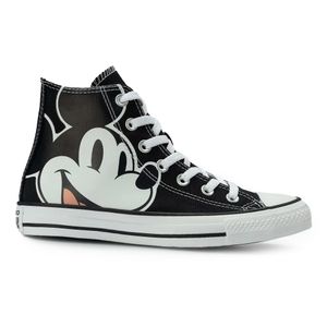 Tênis Chuck Taylor All Star Mickey Feminino Cano Alto Preto