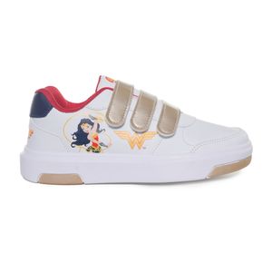 Tênis Casual Warner Mulher Maravilha Juvenil Branco