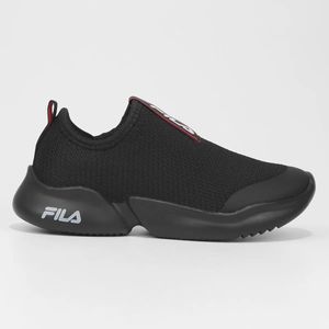 Tênis Infantil Fila Funny Unissex - Preto e Vermelho