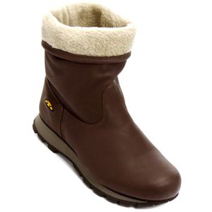 Bota Couro Bull Terrier Snow Trail Feminina Marrom