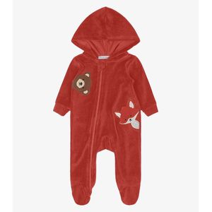 Macacão Com Capuz Trick Nick Infantil Laranja