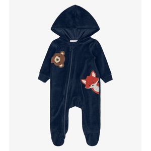 Macacão Com Capuz Trick Nick Infantil Azul