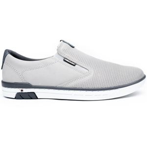 Mocassim em Couro Pegada Rustic Masculino Cinza