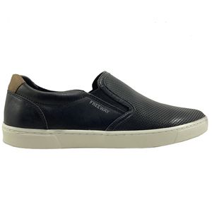Sapatênis em Couro Freeway Hero Masculino Preto