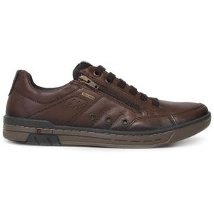 Sapatênis em Couro Pegada Masculino Marrom