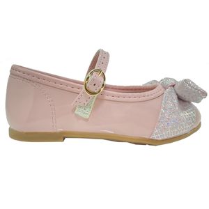 Sapatilha Boneca Molekinha em Verniz Infantil Rosa