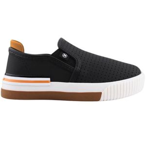 Tênis Slip On Infantil Molekinho Mescla Preto