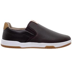 Tênis Slip On Infantil Molekinho Casual Menino Marrom
