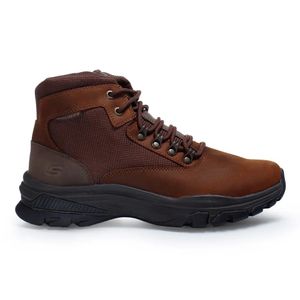 Bota Masculina Cano Médio Adventure Skechers Marrom