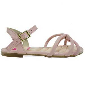Sandália Infantil Molekinha Tiras Conforto Menina Rosa