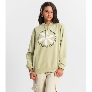 Moletom Capuz Minty Juvenil Verde
