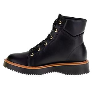 Bota Coturno Moleca Tratorada Feminina Preta
