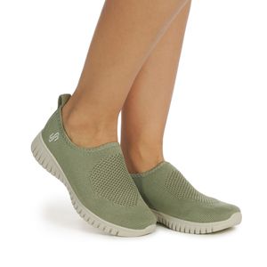 Tênis Usaflex Slip On Feminino Verde