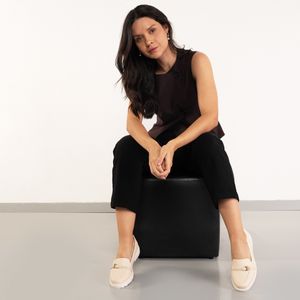 Sapato Modare Mocassim Básico Feminino Creme