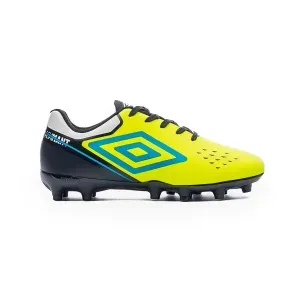 Chuteira Umbro Campo Adamant Top Limão Infantil