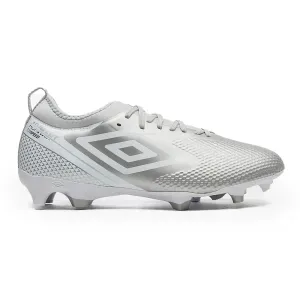 Chuteira Umbro Campo Adamant Top Prata Masculina