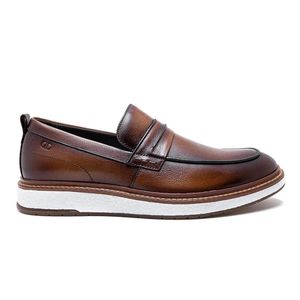 Sapato Casual Democrata Bay  Masculino Marrom