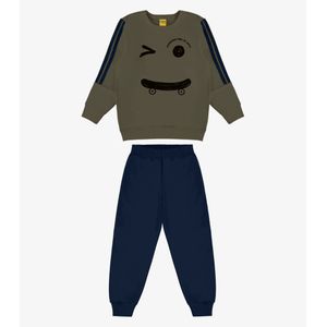 Conjunto Moletom Rovi Kids Infantil Verde
