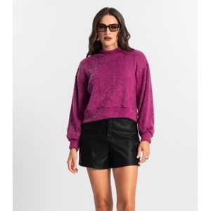 Blusão Feminino Tricô Endless Roxo