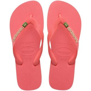 Chinelo Havaianas Brasil Logo Feminino Laranja
