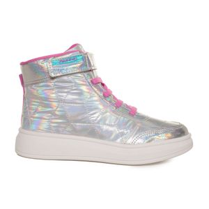 Tênis Pink Cats Casual Juvenil Prata
