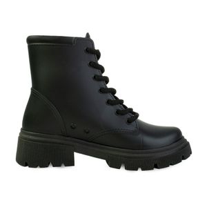 Bota Coturno LueLua Juvenil Menina Preto