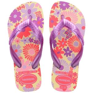 Chinelo Infantil Havaianas Flores Kids Roxo
