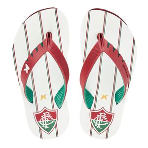 Chinelo Infantil Kenner Fluminense Branco