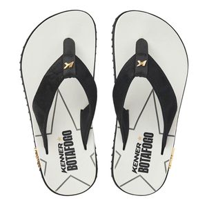 Chinelo Kenner Kivah Line Botafogo Masculino Branco