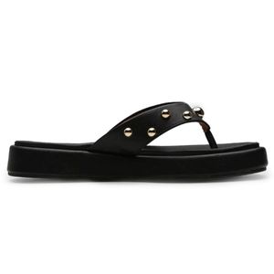Chinelo Vizzano Flat Spikes Feminino Preto