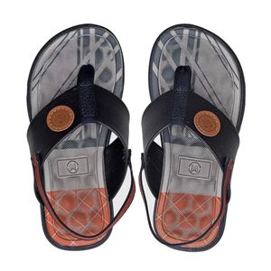Chinelo Molekinho Rústico Neo Com Elástico Infantil Preto