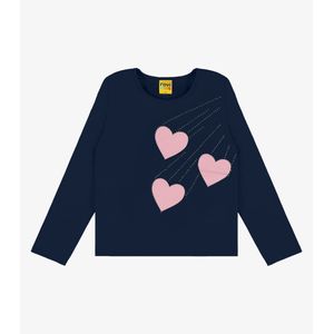 Blusa Manga Longa Rovi Kids Infantil Azul