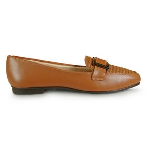 Sapatilha Kult Mocassim Feminina Caramelo