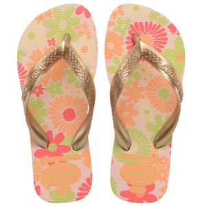 Chinelo Infantil Havaianas Flores Kids Rosê