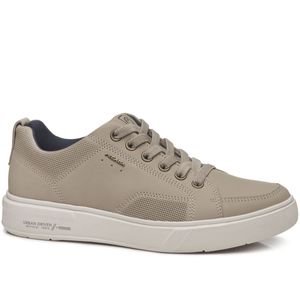 Tênis Casual Pegada Masculino em Couro Marrom